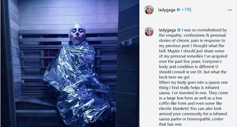 Kändisar som älskar infraröd bastu