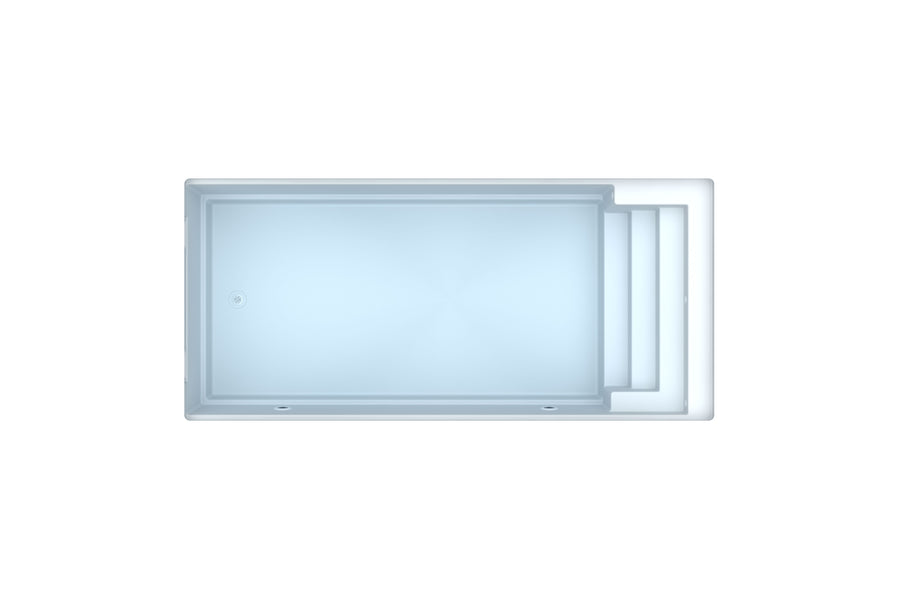 Glassfiberbasseng Aphrodite 800