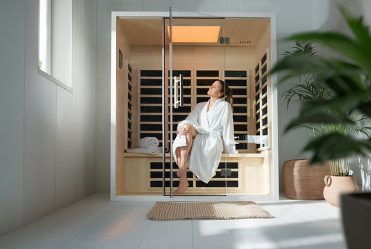 Infraröd bastu för 3 personer - Nordic Relax 3P Carbon